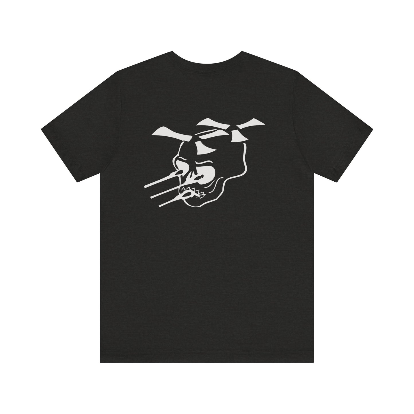 Guns A Go=Go silver logo on Front/Back Unisex Jersey Short Sleeve Tee