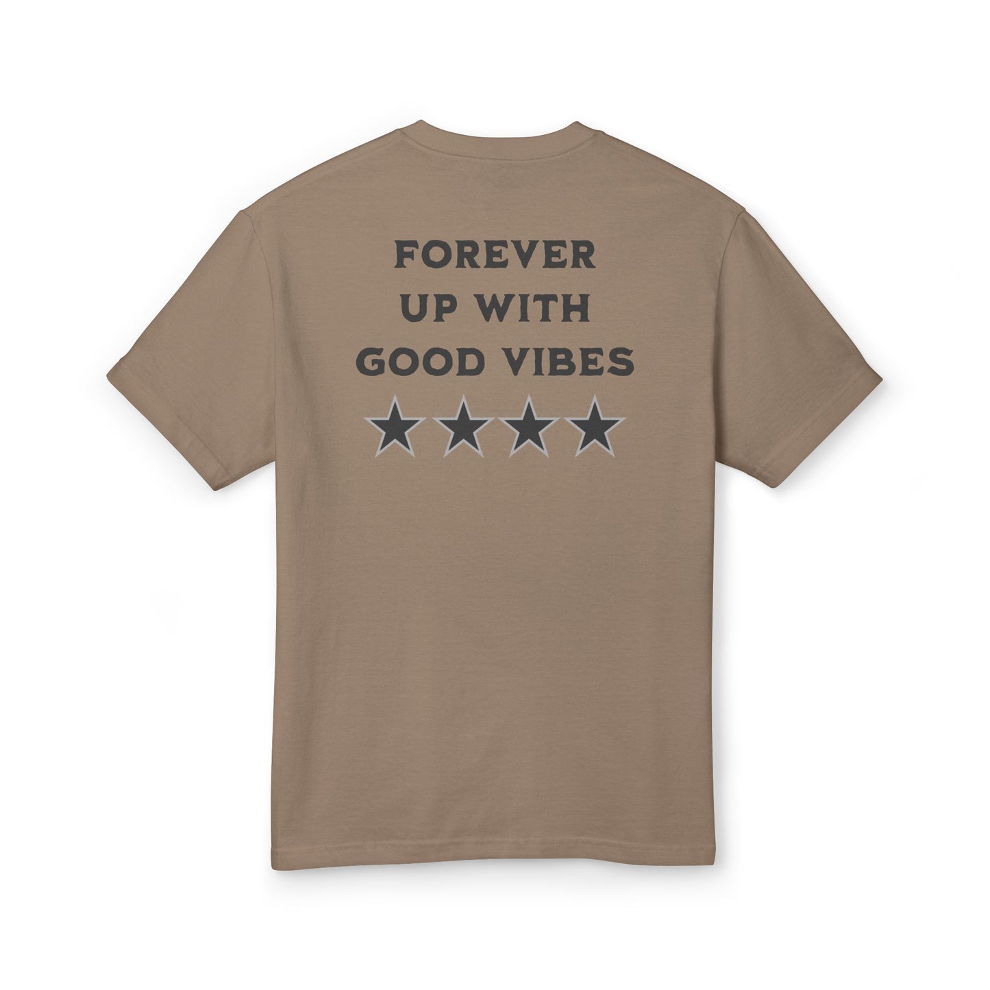 269 Forever Up Good Vibes -Relaxed Fit Heavy Cotton Shirt