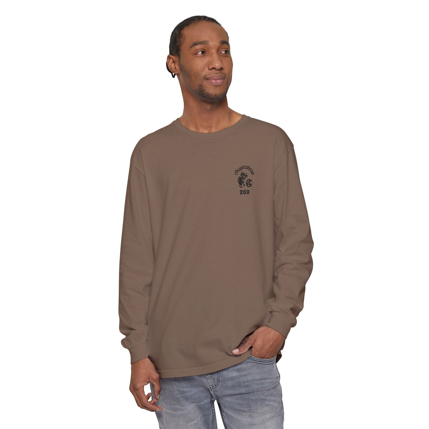 269 Forever Up with Good Vibes- Long Sleeve T-Shirt 100% ring-spun cotton