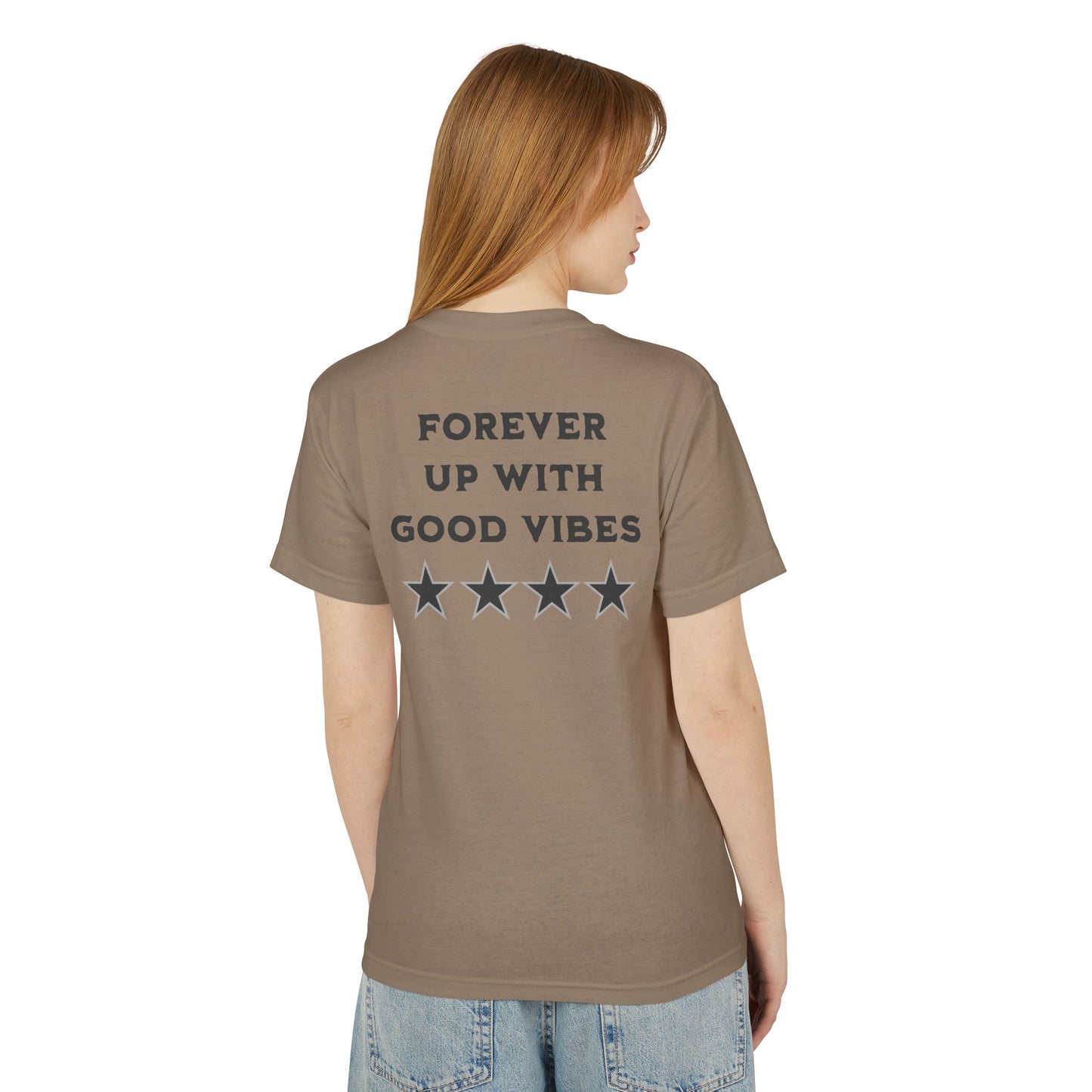 269 Forever Up Good Vibes -Relaxed Fit Heavy Cotton Shirt