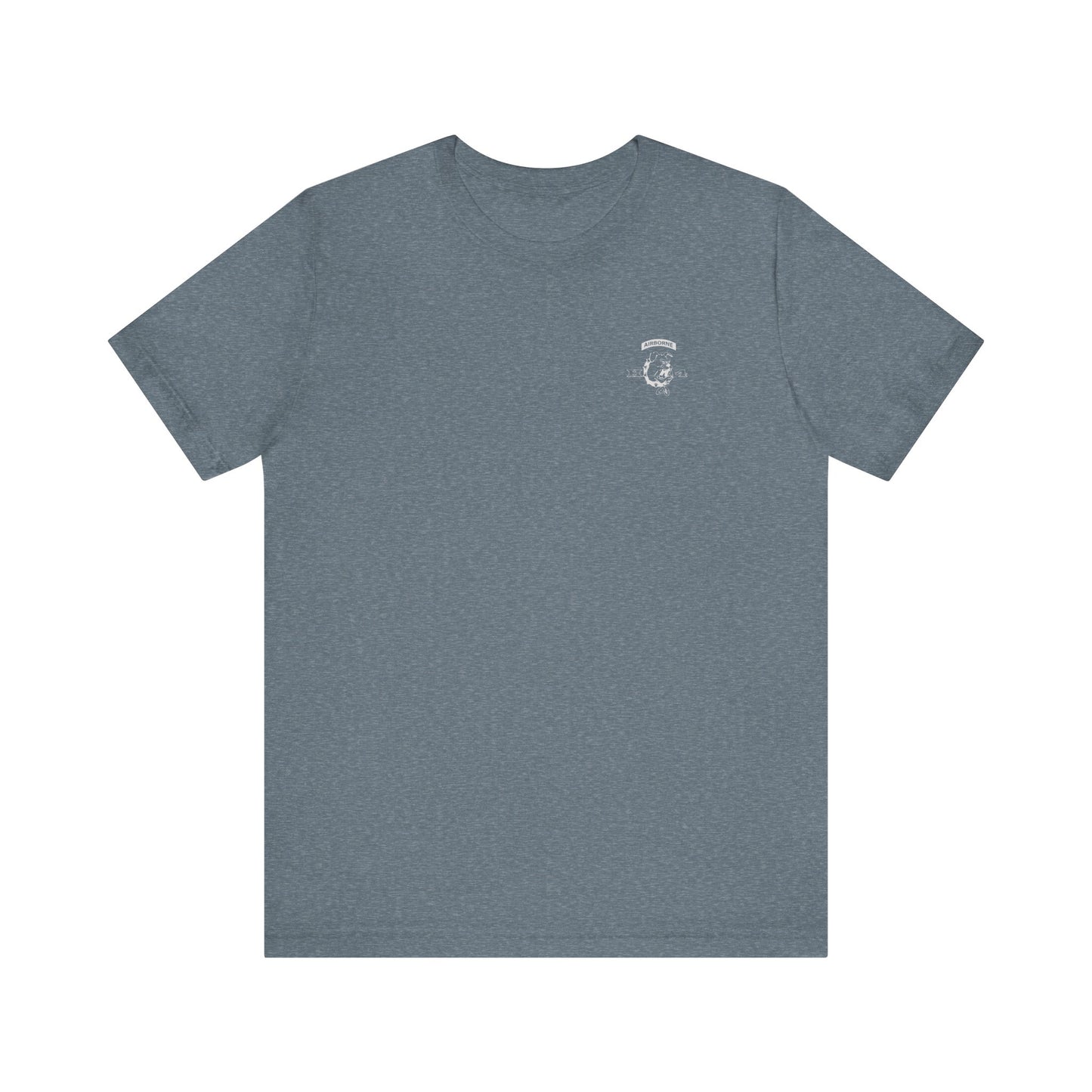 H/4 Bulldogs white logo on Front/Back Unisex Jersey Short Sleeve Tee