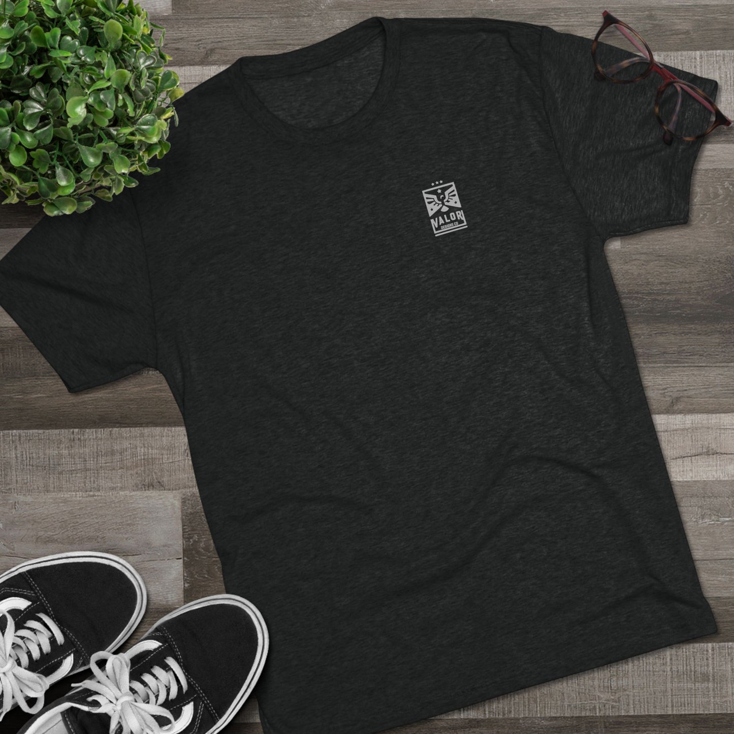 Valor Designs Co Unisex Tri-Blend Crew Tee