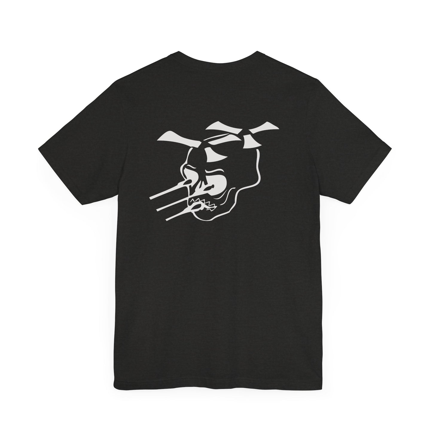 Guns A Go=Go silver logo on Front/Back Unisex Jersey Short Sleeve Tee