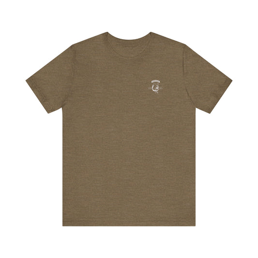 H/4 Bulldogs white logo on Front/Back Unisex Jersey Short Sleeve Tee