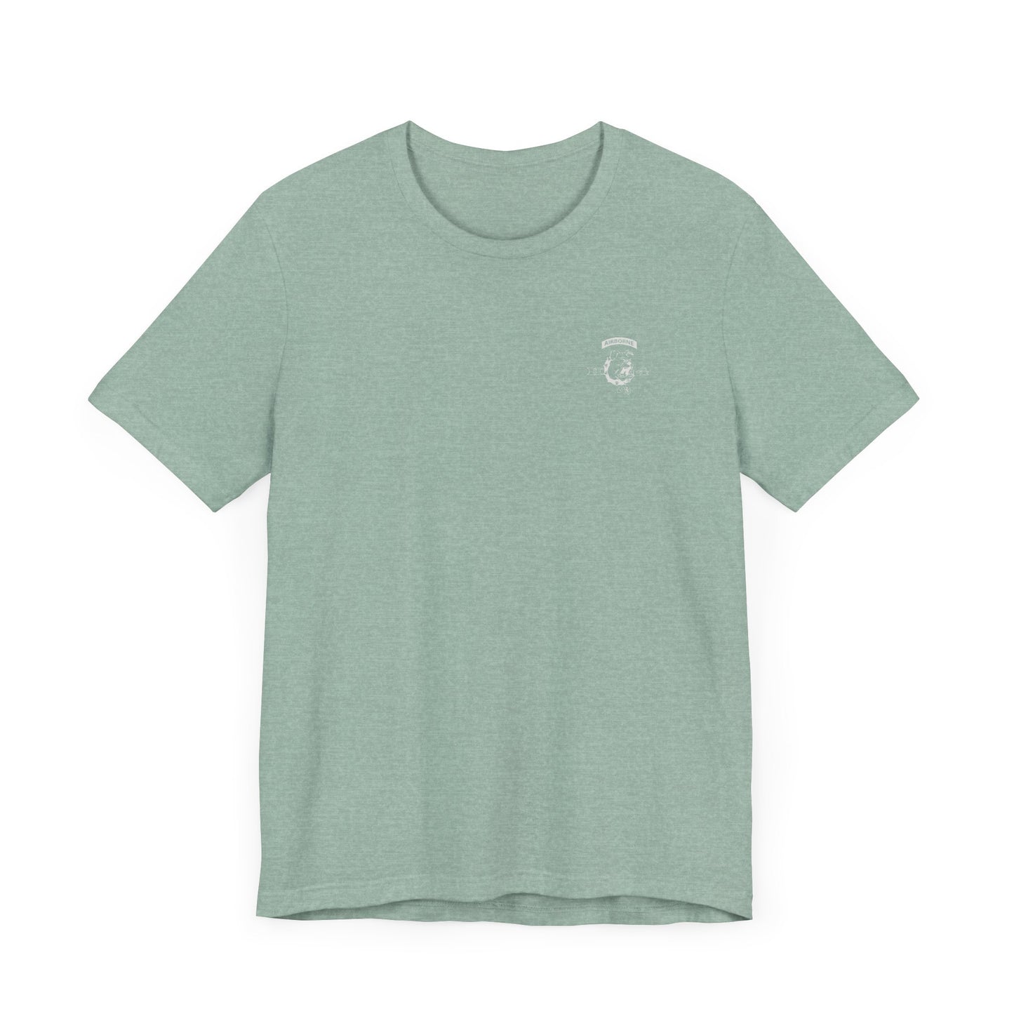 H/4 Bulldogs white logo on Front/Back Unisex Jersey Short Sleeve Tee