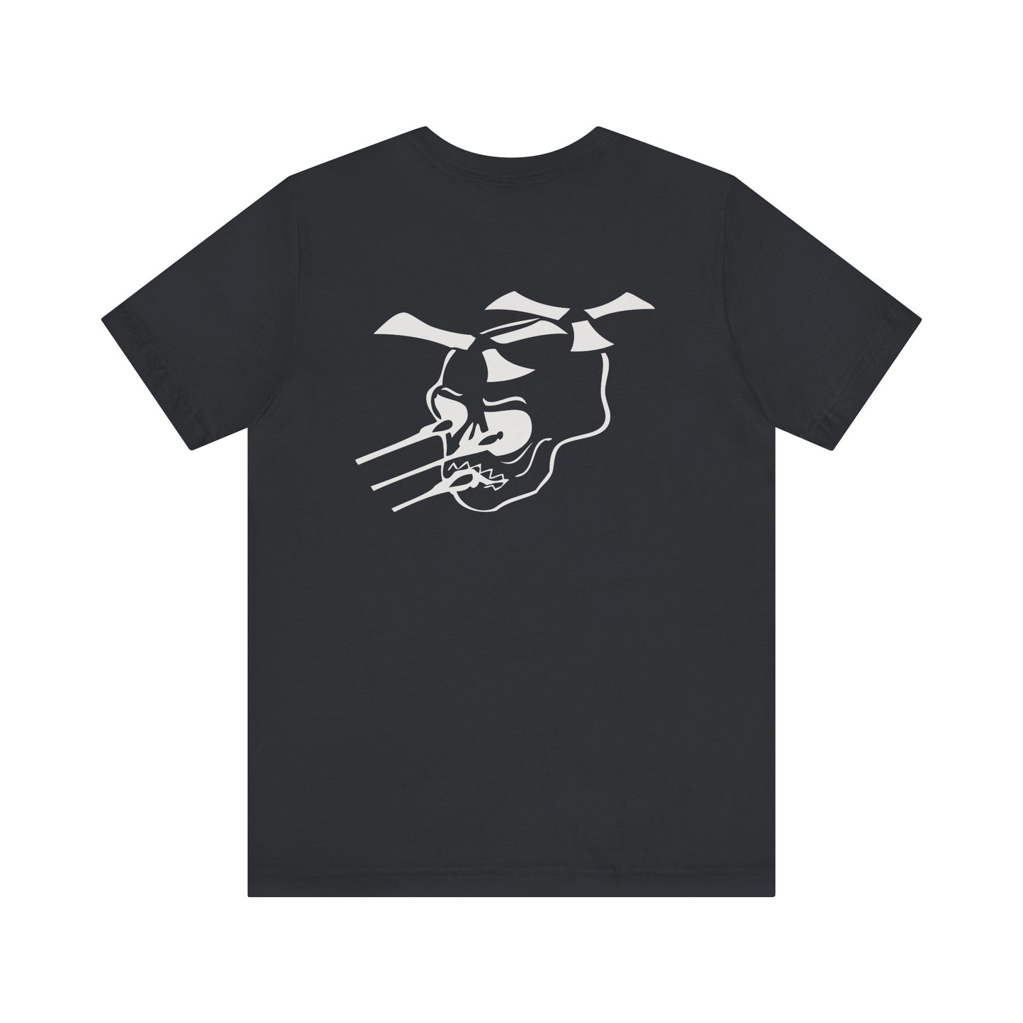 Guns A Go=Go silver logo on Front/Back Unisex Jersey Short Sleeve Tee