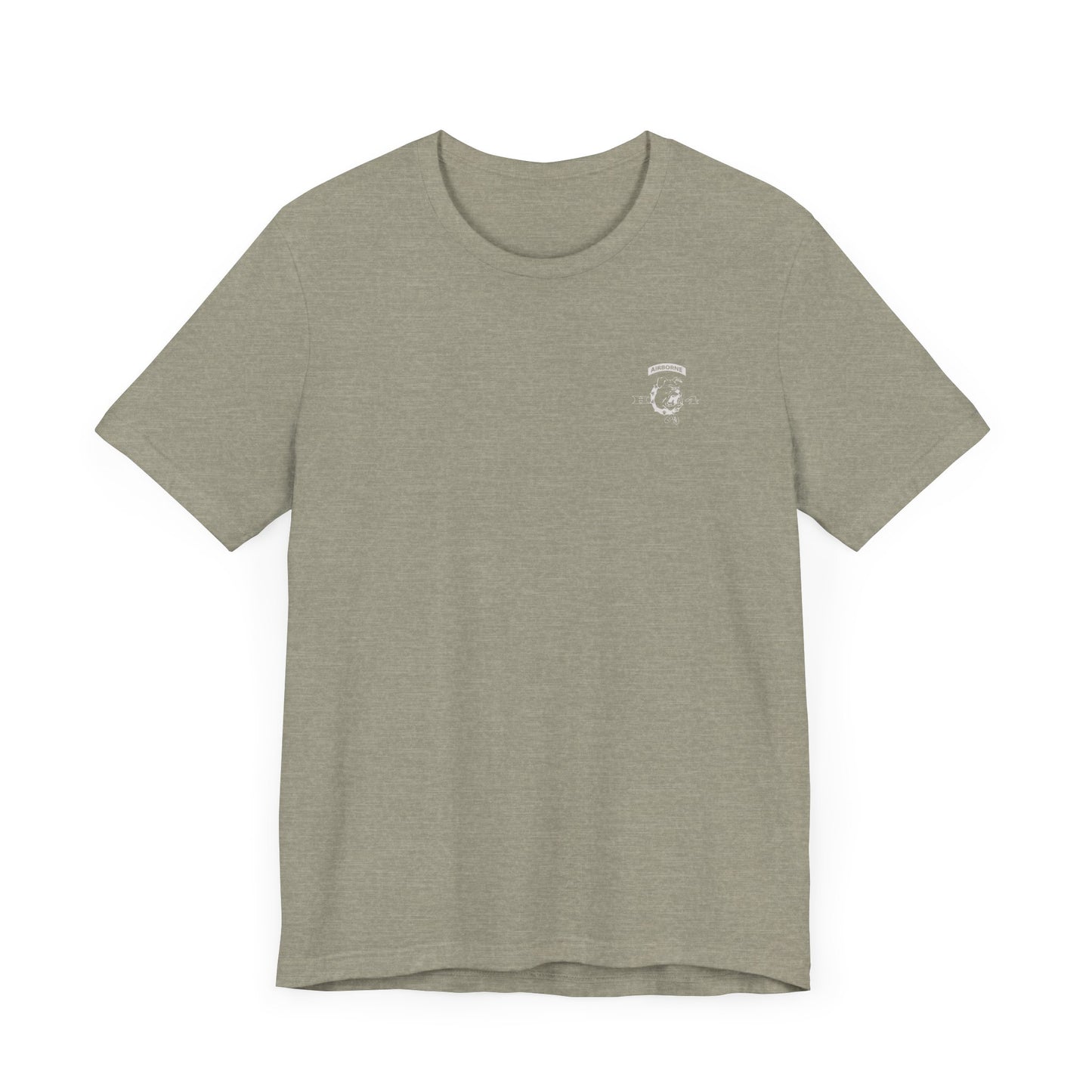 H/4 Bulldogs white logo on Front/Back Unisex Jersey Short Sleeve Tee
