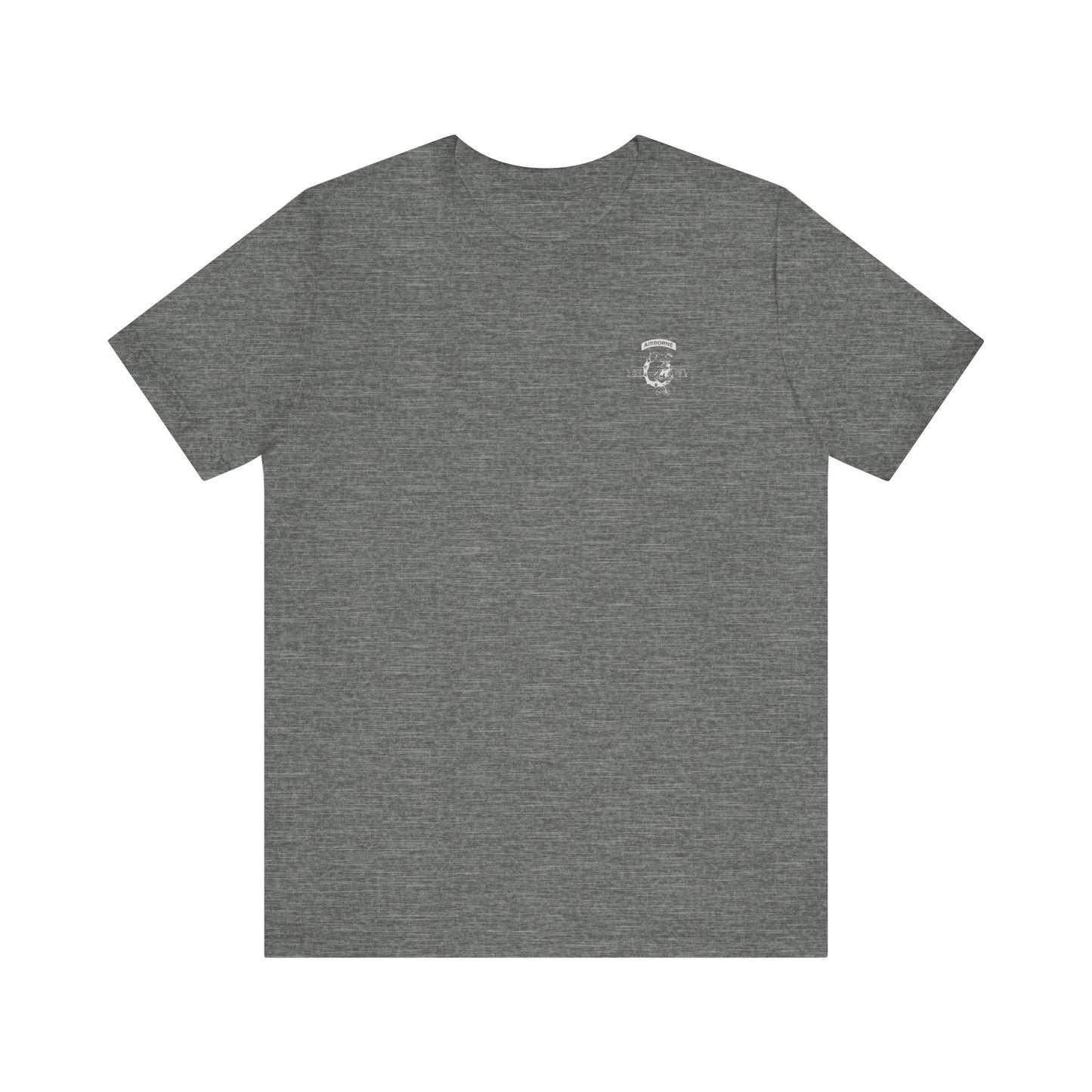 H/4 Bulldogs white logo on Front/Back Unisex Jersey Short Sleeve Tee