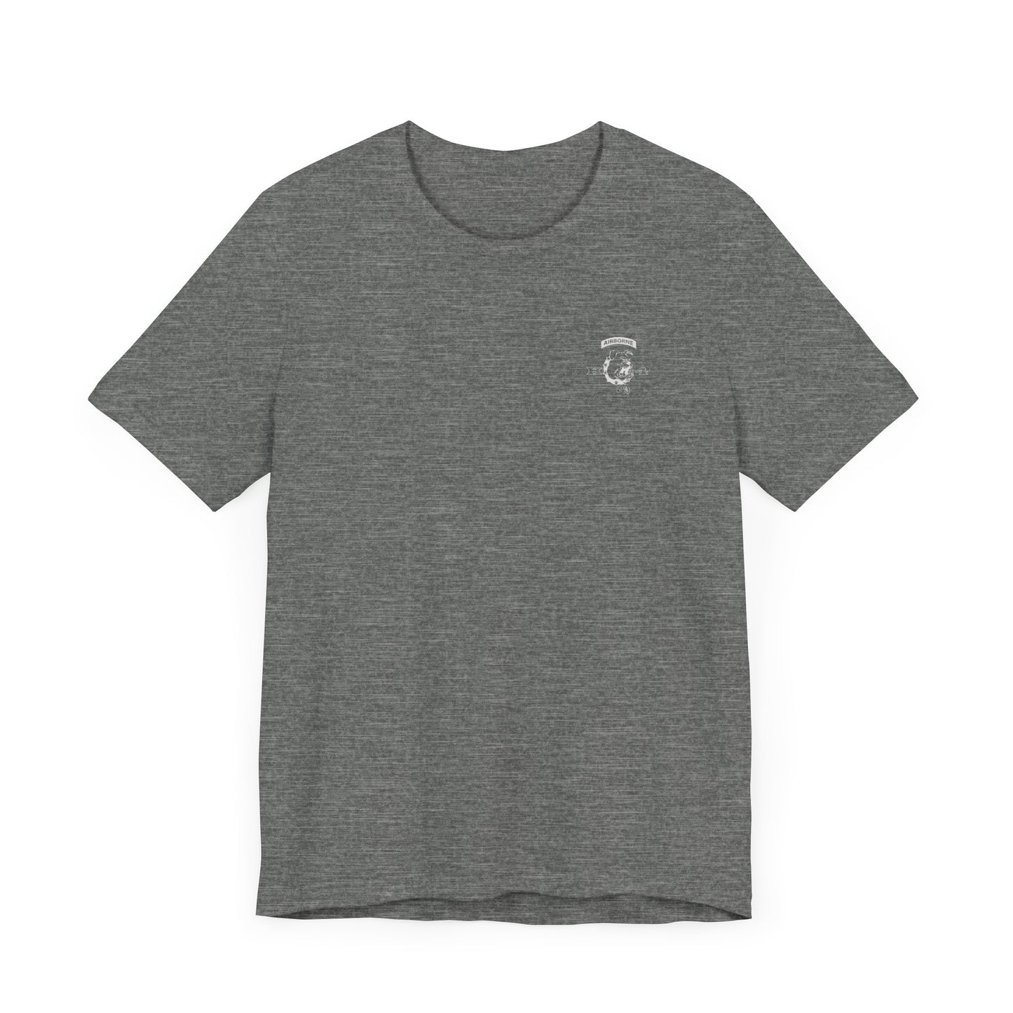 H/4 Bulldogs white logo on Front/Back Unisex Jersey Short Sleeve Tee