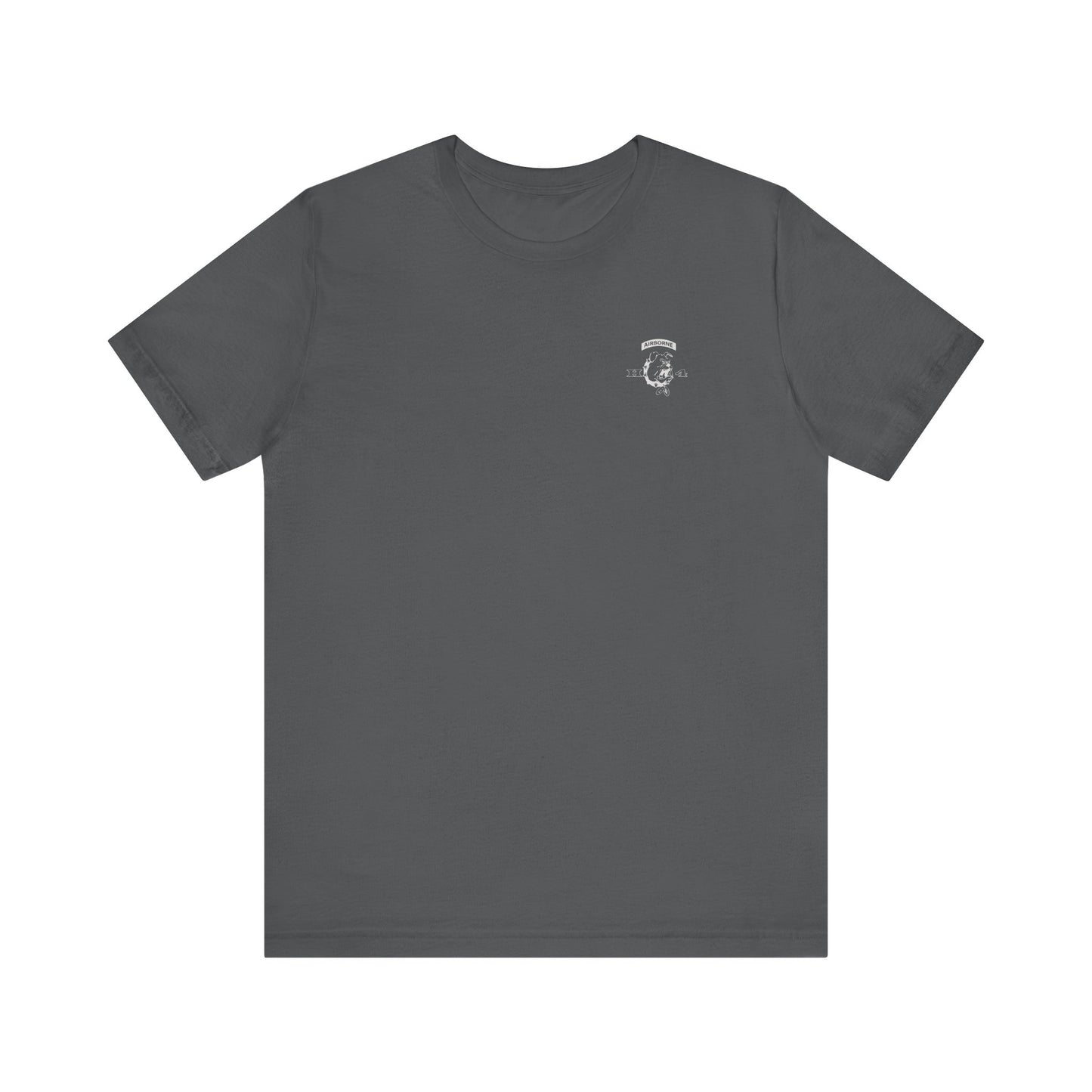 H/4 Bulldogs white logo on Front/Back Unisex Jersey Short Sleeve Tee