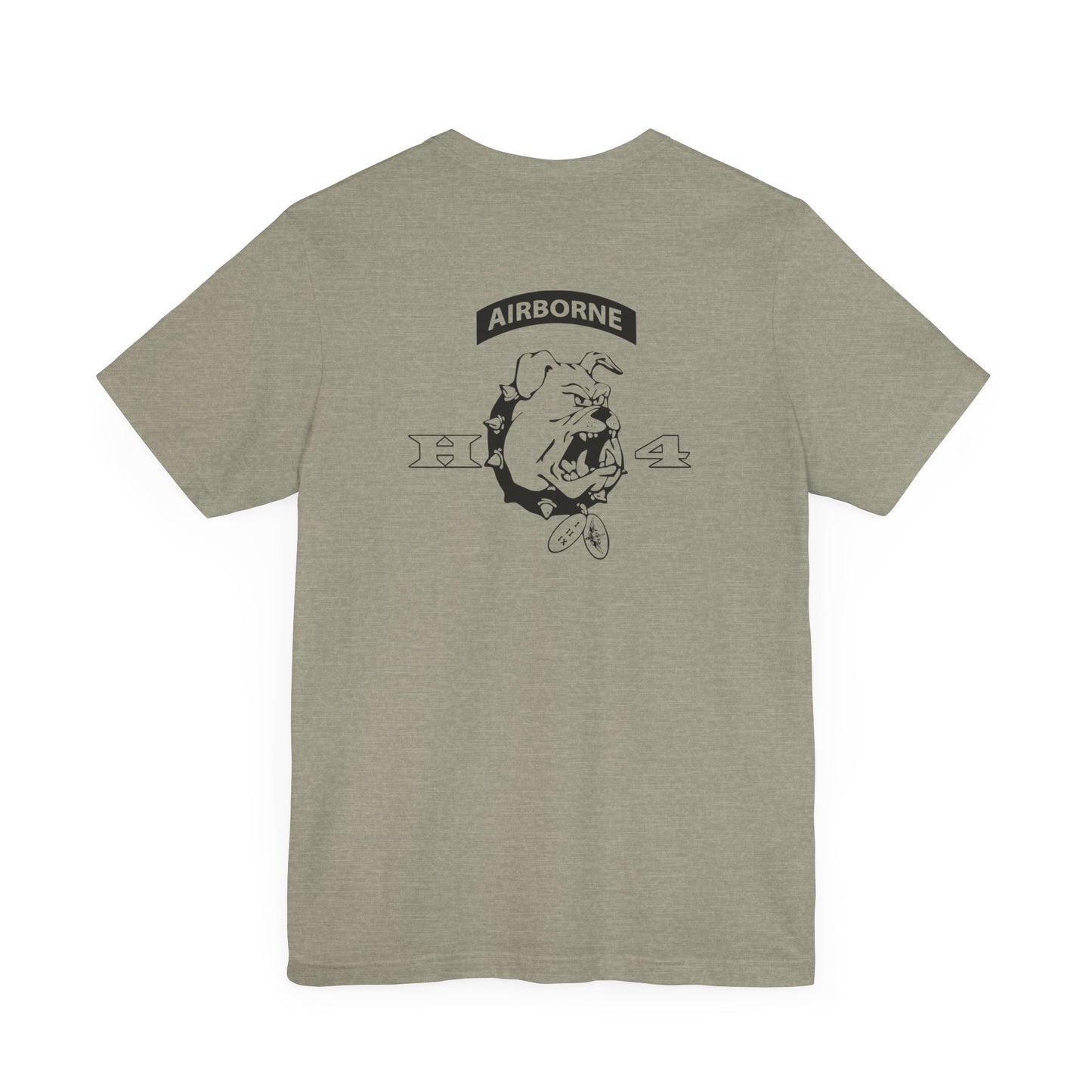 H/4 Bulldogs black logo Front/Back Unisex Jersey Short Sleeve Tee