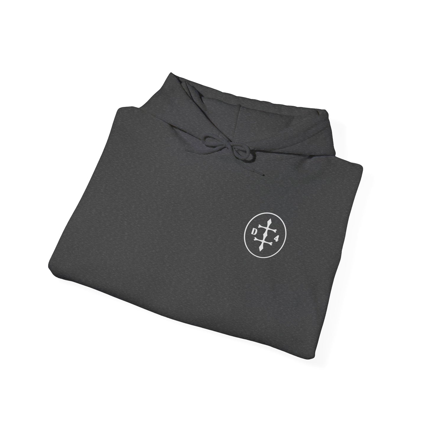 D/4  Logo front and back  Unisex Heavy Blend™ Hooded Sweatshirt