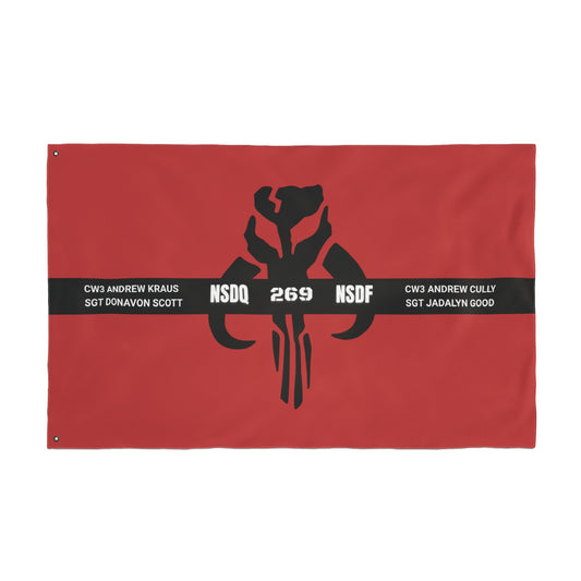 NSDQ/NSDF  269 memorial flag double-sided