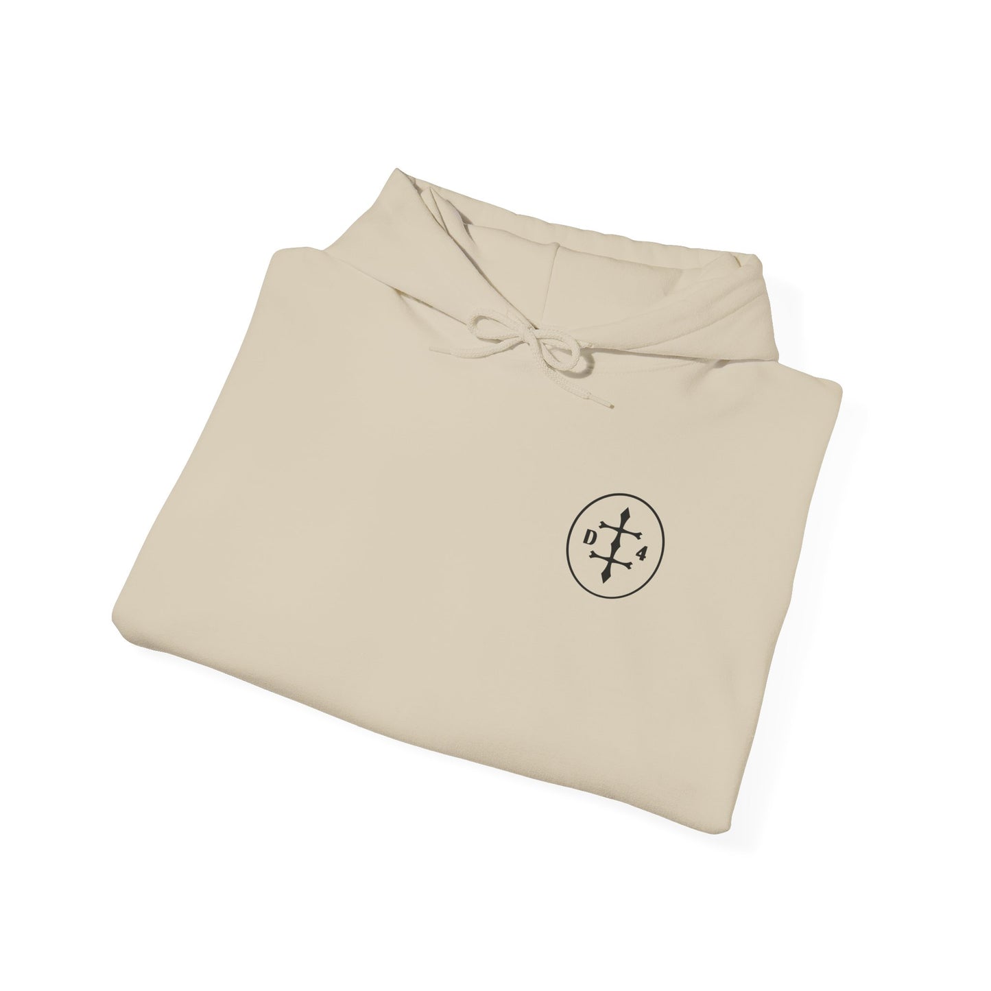 D/4  Logo front and back  Unisex Heavy Blend™ Hooded Sweatshirt