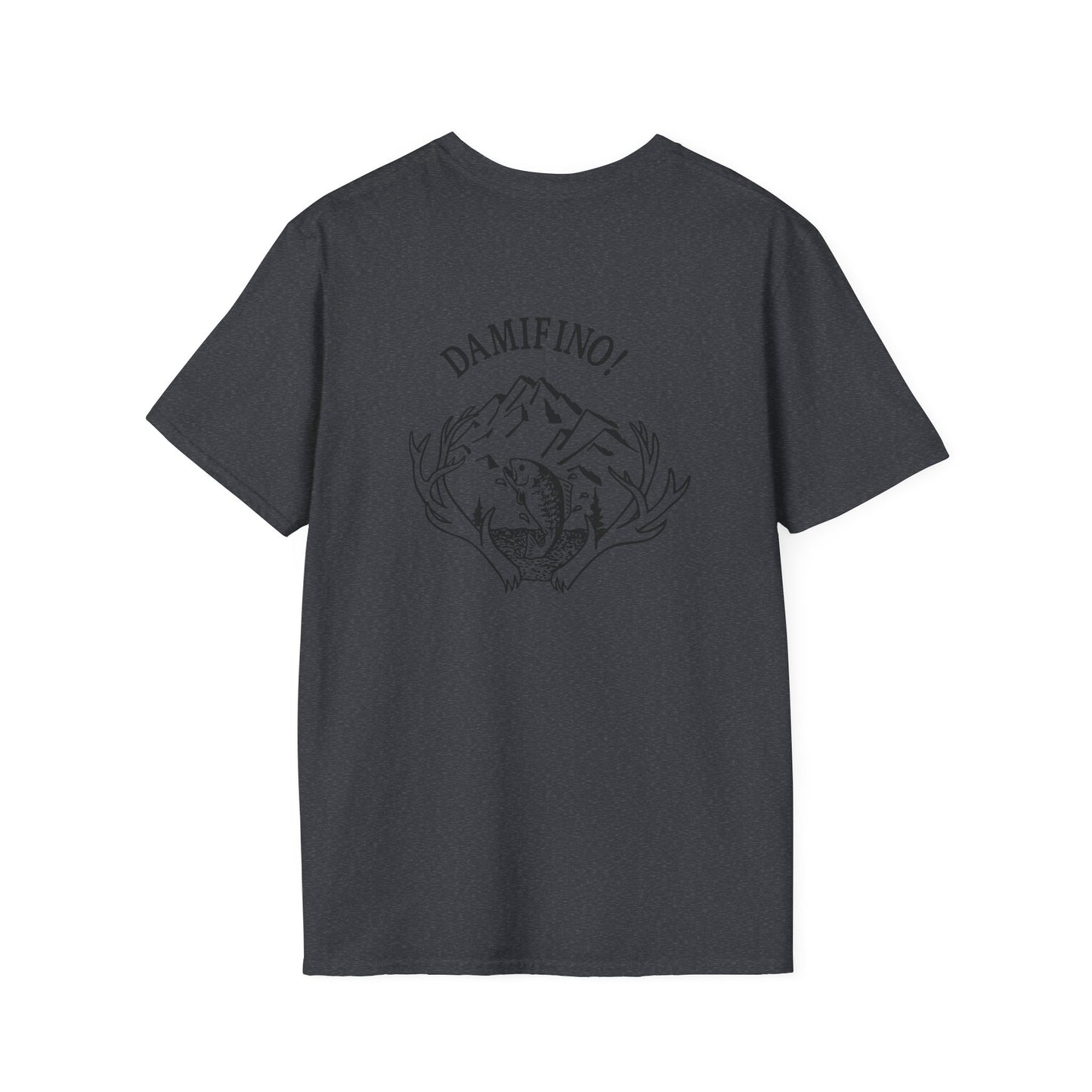 DAMIFINO! Black Logo Unisex Softstyle T-Shirt