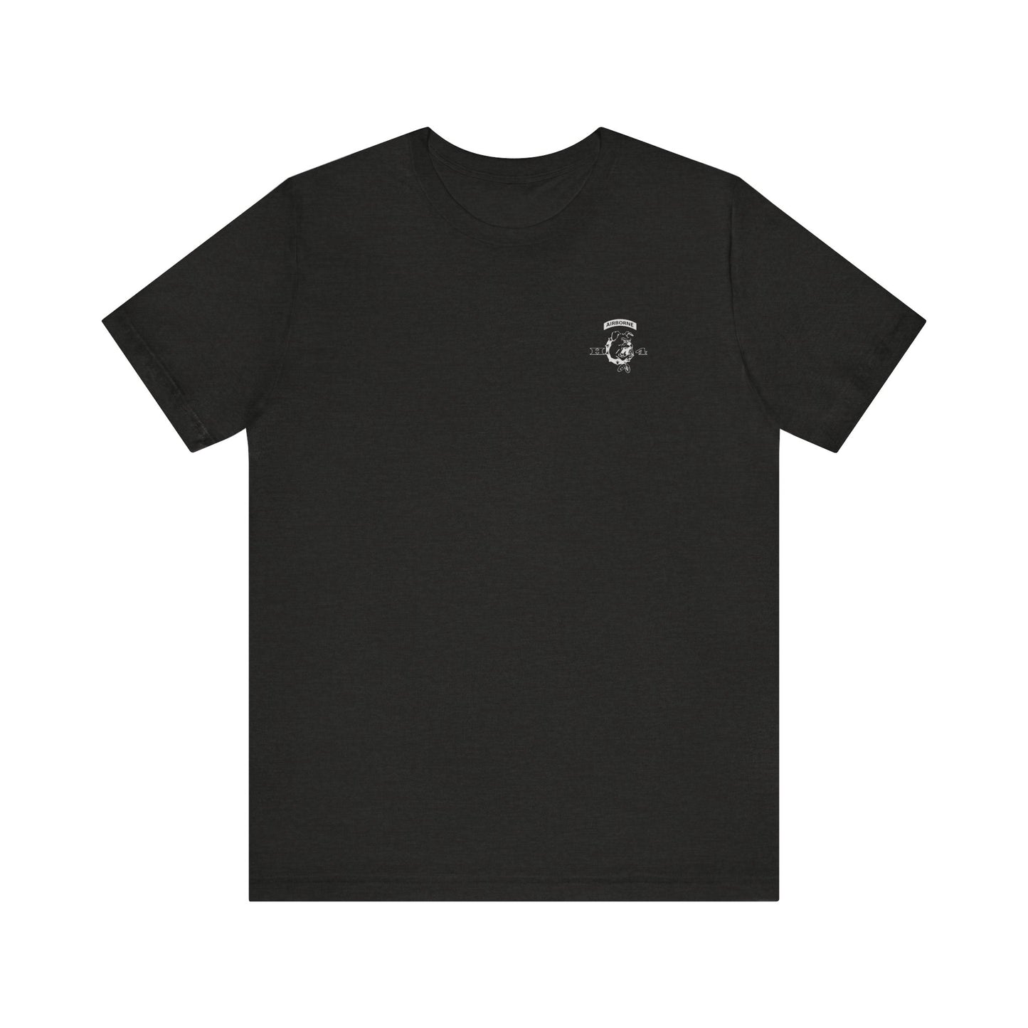 H/4 Bulldogs white logo on Front/Back Unisex Jersey Short Sleeve Tee
