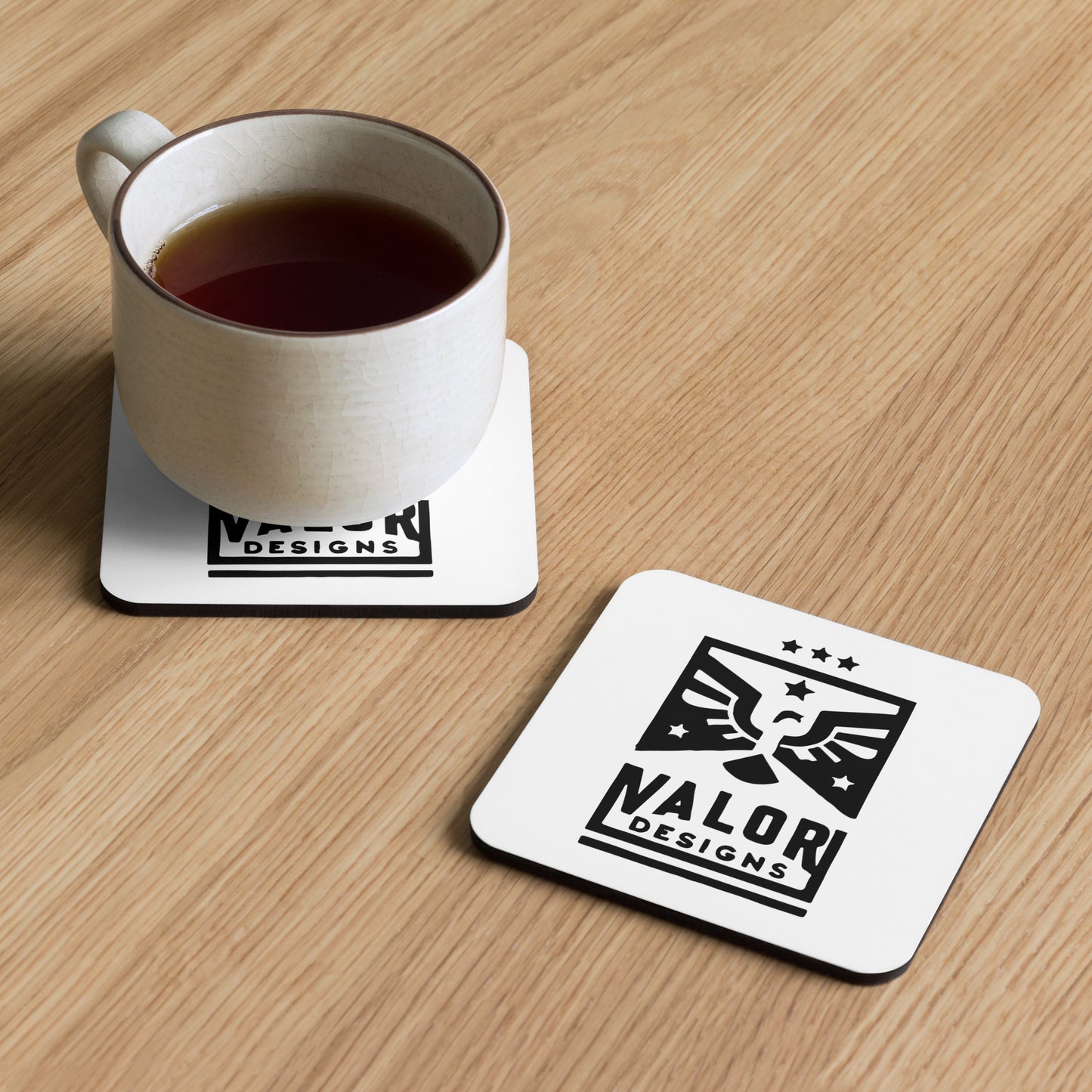Valor Designs Cork-back coaster